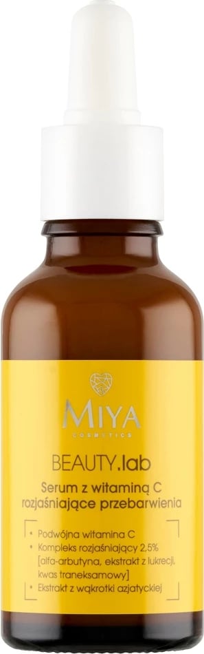 Serum për fytyrë për femra Miya Cosmetics BEAUTY.lab Vitamin C Brightening Serum for Discoloration, 30ml