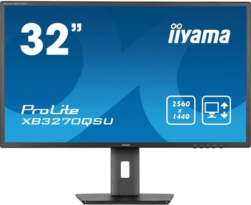 Monitor iiyama ProLite XB3270QSU-B1 32" IPS QHD 2560x1440, rregullim lartësie, e zezë