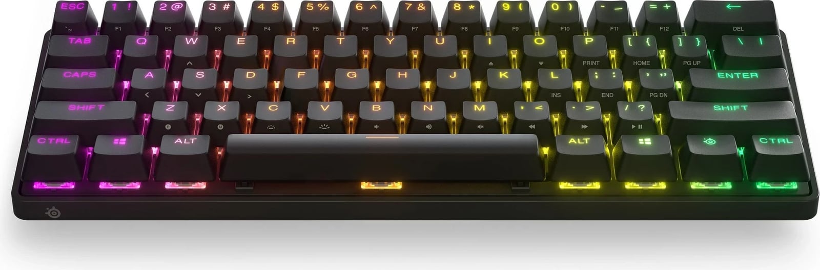 Tastierë SteelSeries Apex Pro Mini Wireless, USB + RF Wireless + Bluetooth, QWERTY US English, E zezë