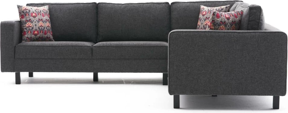 Këndare Atelier del Sofa, pëlhurë Kale, ngjyrë antracit