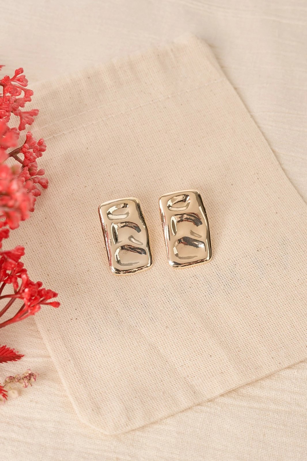 Vathë metalik Elika, ngjyrë ari, ELKGC68349