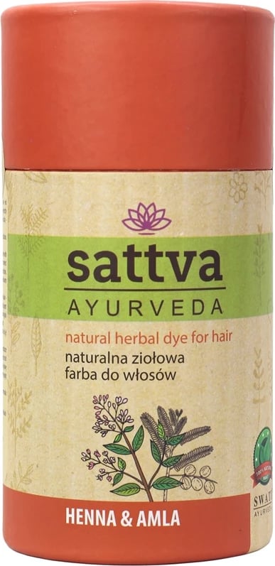 Ngjyrë për flokë për femra Sattva Henna & Amla, 150g