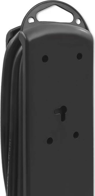 Prizë mbrojtëse Qoltec 50114 me 8 dalje, 3m, e zezë Prizë mbrojtëse Qoltec 50114 me 8 dalje, 3m, e zezë