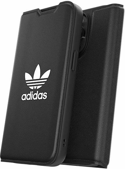 Mbështjellës Adidas OR Booklet Case Basic për iPhone 14 Pro 6.1", i zi