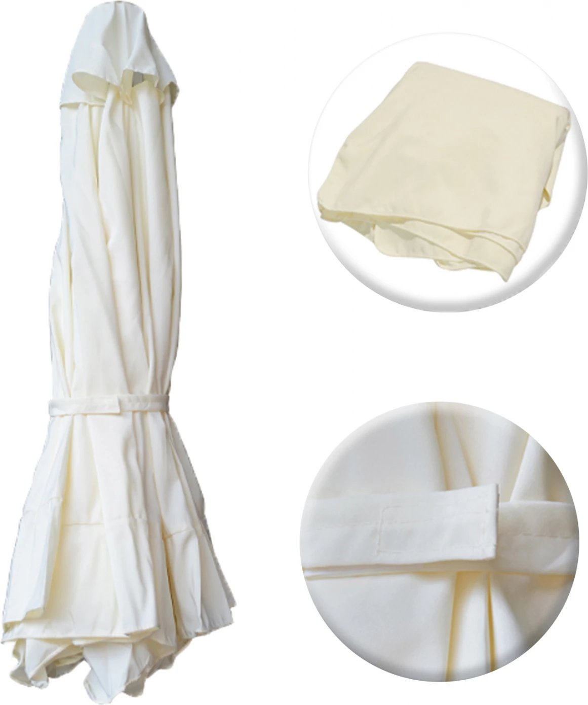 Kapak rezervë për 8+12 trarë- krem për ombrellë 4x4 FH6002