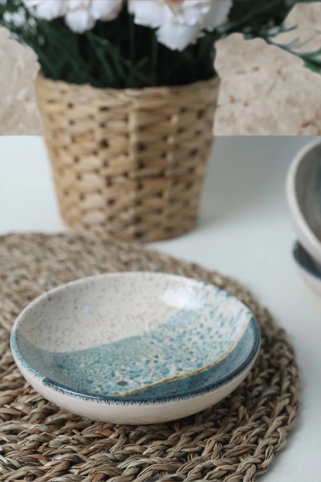 Set tasash për salcë, krem, Hermia Concept, 6 copë, X00017418