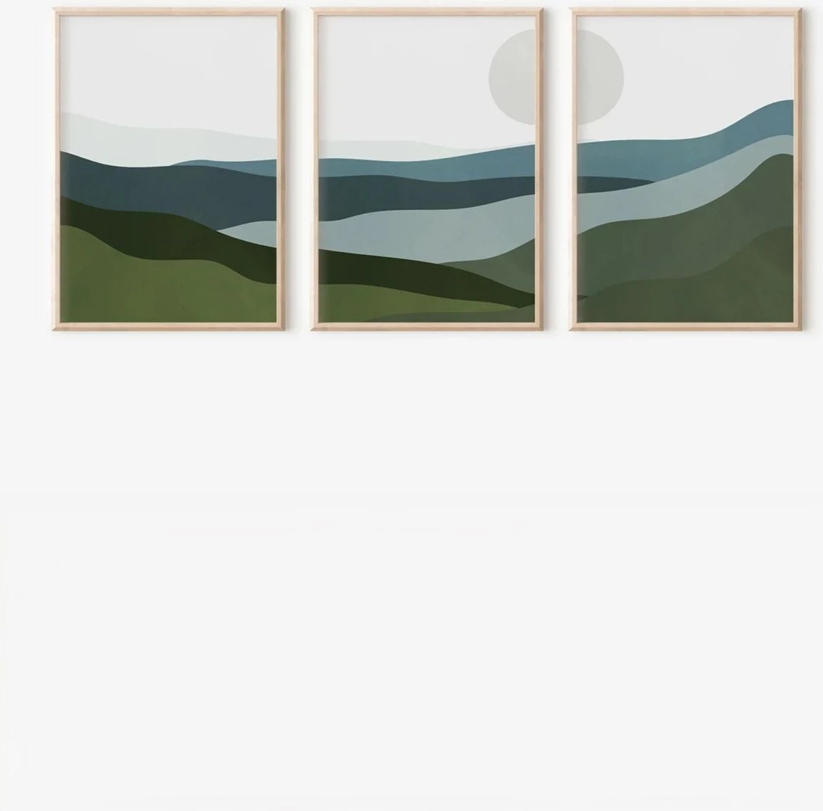 Pikturë dekorative me kornizë (3 copë), Wallity, 3Dartsohoset81