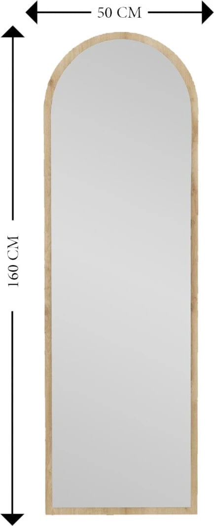 Pasqyrë Hanah Home, Emma, ngjyrë natyrale