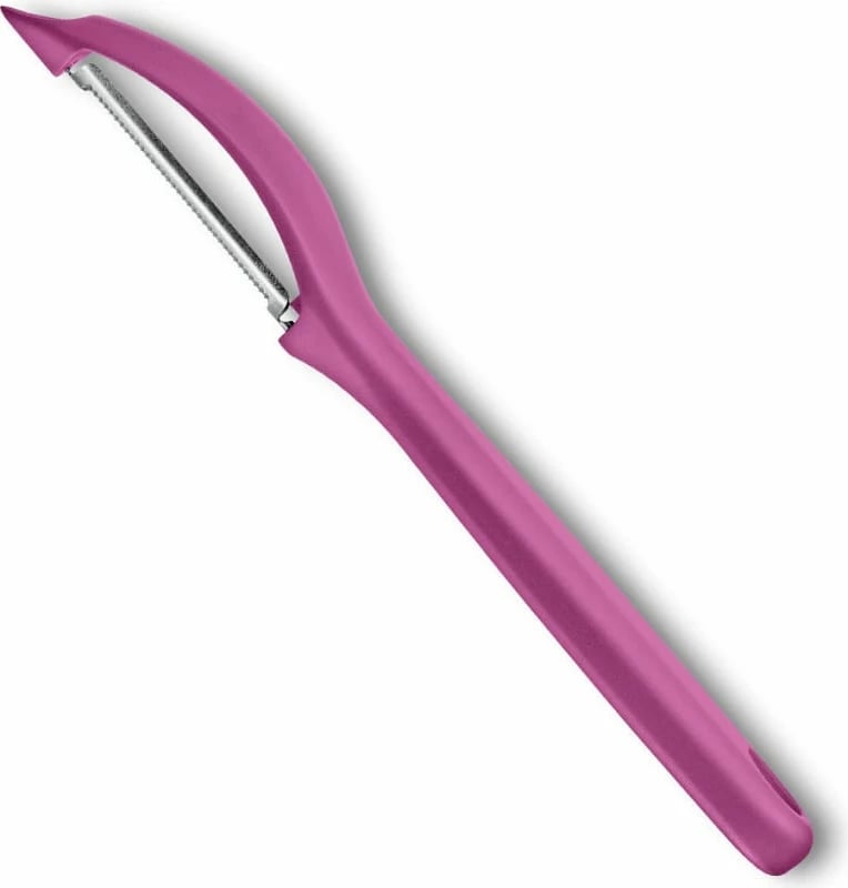 Qëruese univerzale Victorinox, me çelik inox  e dhëmbëzuar, rozë