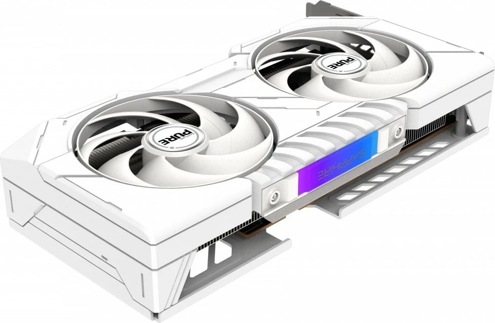 Kartelë grafike Sapphire Radeon RX 9060 XT PURE, 16GB GDDR6, 128-bit, e bardhë