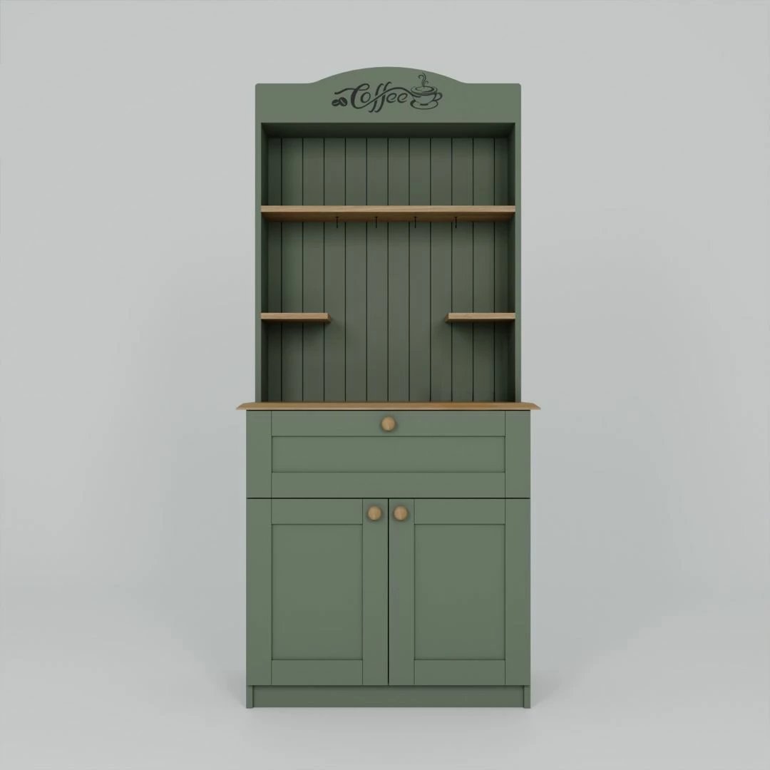 Stendë kafeje Skye Decor, Lucas 1600-94, ngjyrë e gjelbër