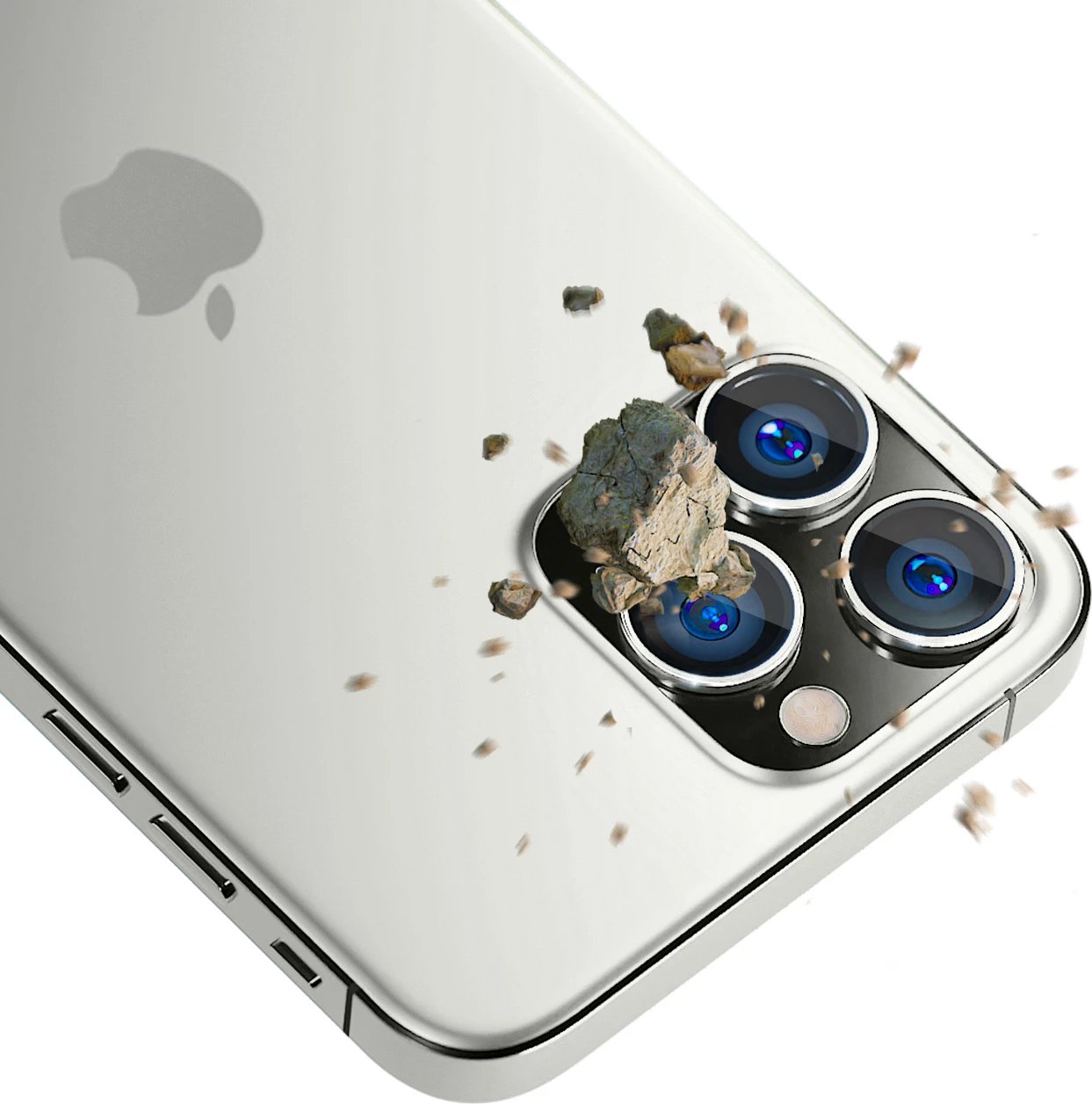 Xham mbrojtës kamerës 3mk Lens Protection Pro për iPhone 14 Pro Max / 14 Pro, Silver