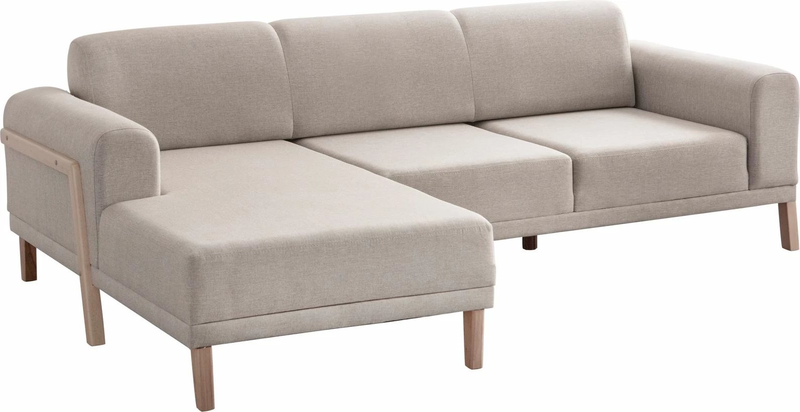 Kënd divani Atelier del Sofa, ngjyrë krem, Relax majtas