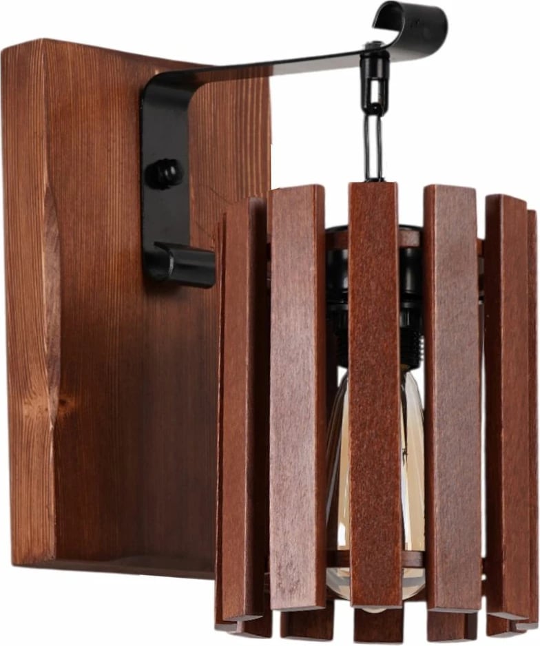 Llambë muri Opviq, ngjyrë arre dhe e zezë, 9080-1