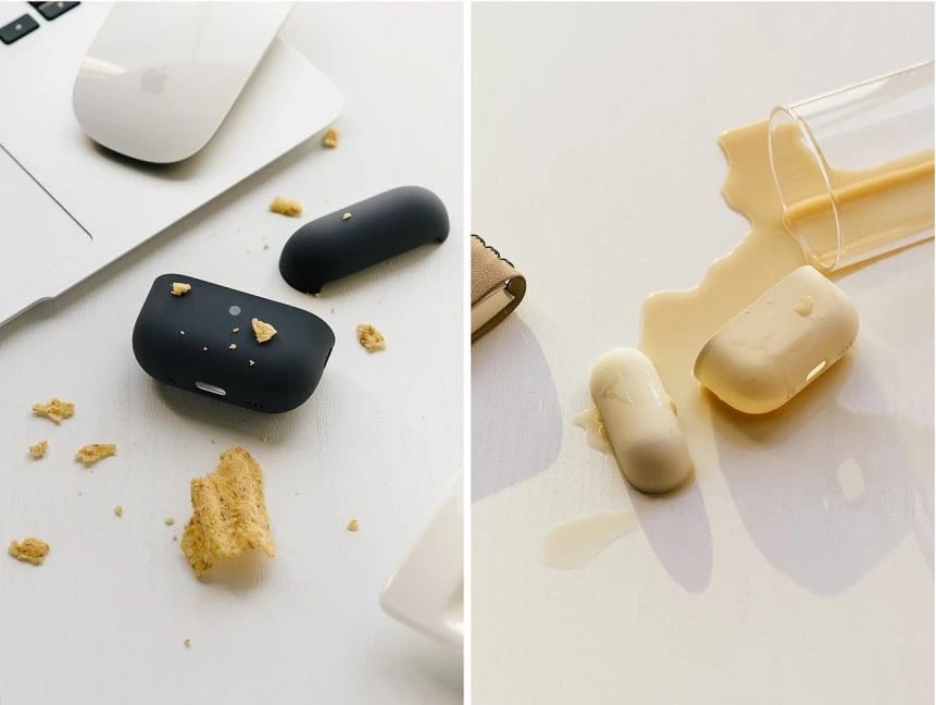 Mbështjellës Ringke për AirPods Pro/Pro 2, Silikon, i gjelbër, me karabiner