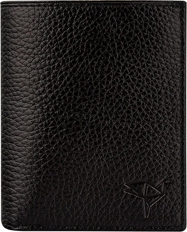 Portofol për burra, lëkurë e zezë, Zoozie Bags, Gomez