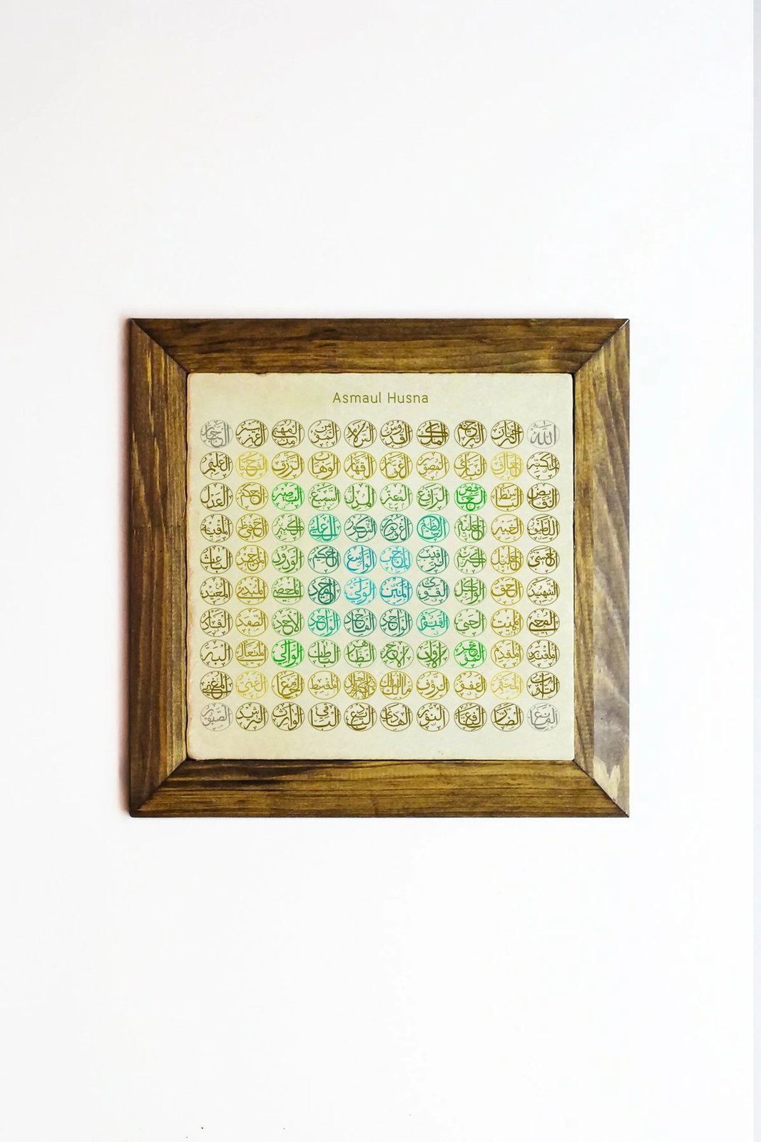 Pikturë dekorative me kornizë, Wallity, Ersytastablo37 - 26, shumëngjyrëshe, 26x26cm