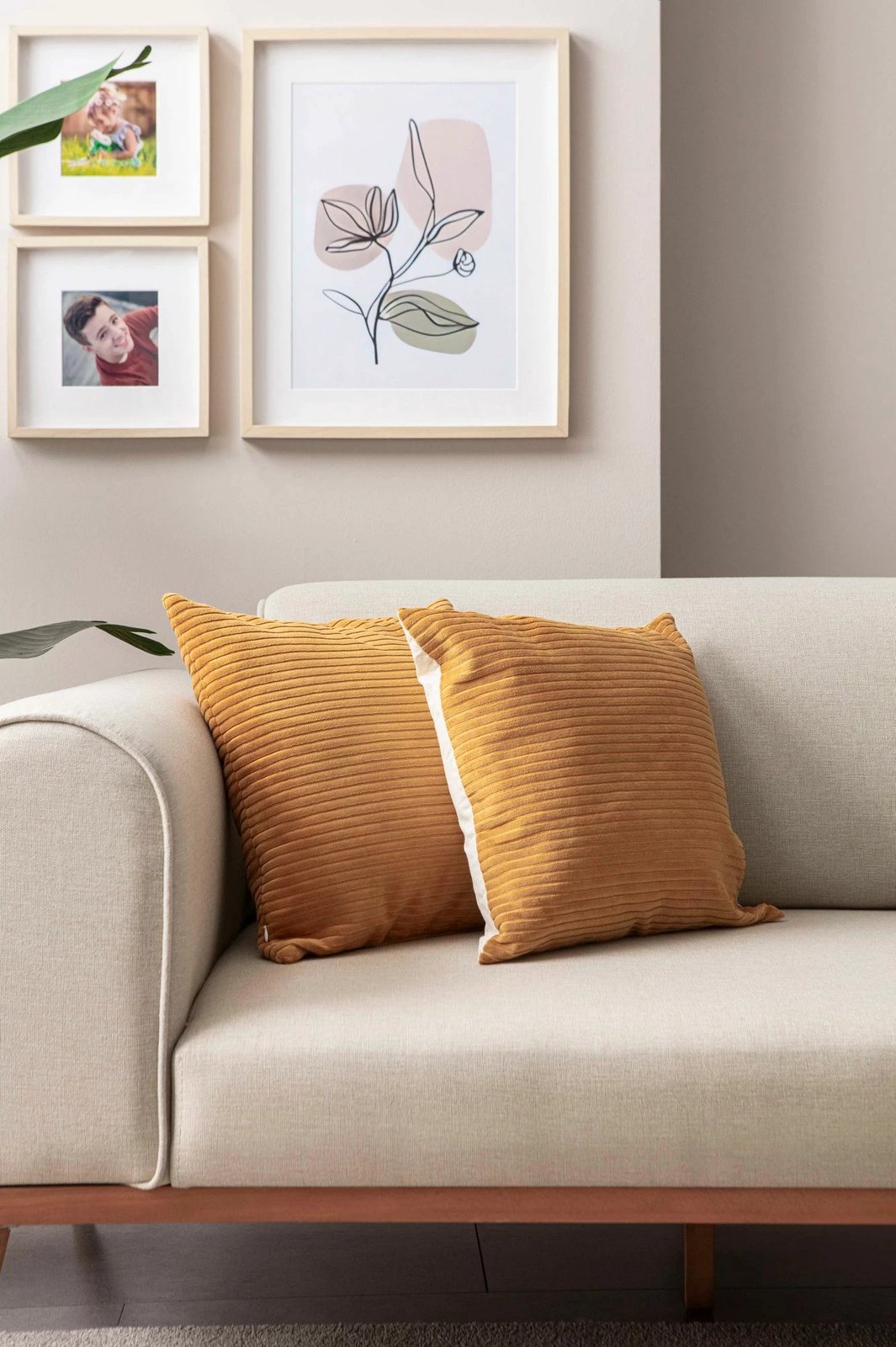 Set mbulesash për jastëkë (2 copë), Evila Originals, portokalli, 43x43cm