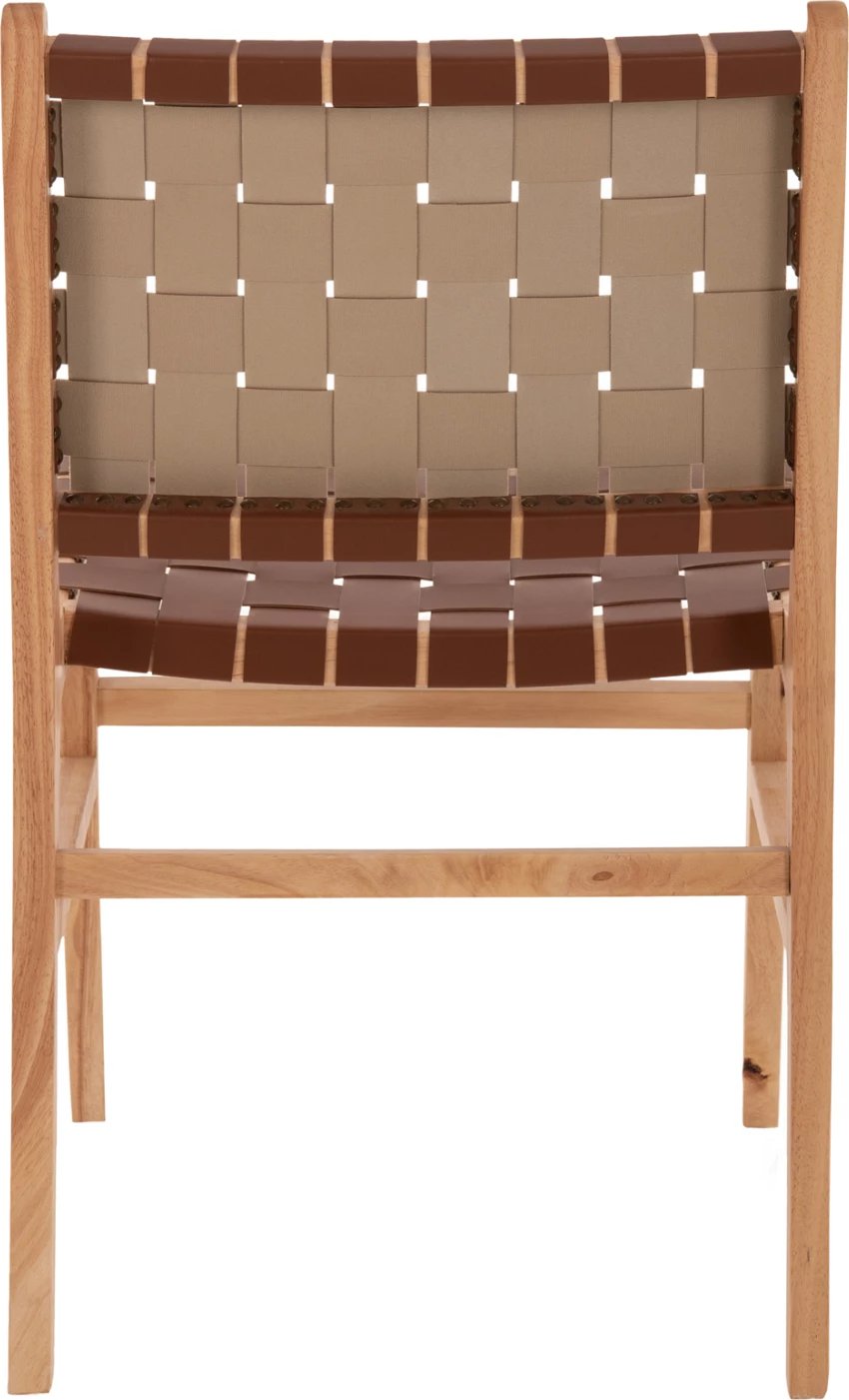 Karrige TOON dru PU lëkurë kafe 49x59x86Hcm.FH9327.01