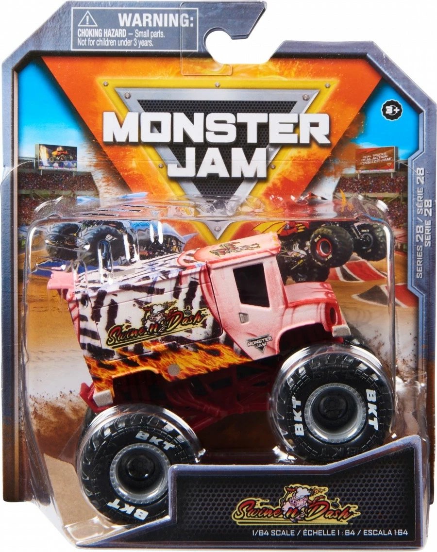 Lodër veturë Monster Jam Spin Master 1:64, metal dhe plastikë, ngjyra të përziera, 1 copë Lodër veturë Monster Jam Spin Master 1:64, metal dhe plastikë, ngjyra të përziera, 1 copë