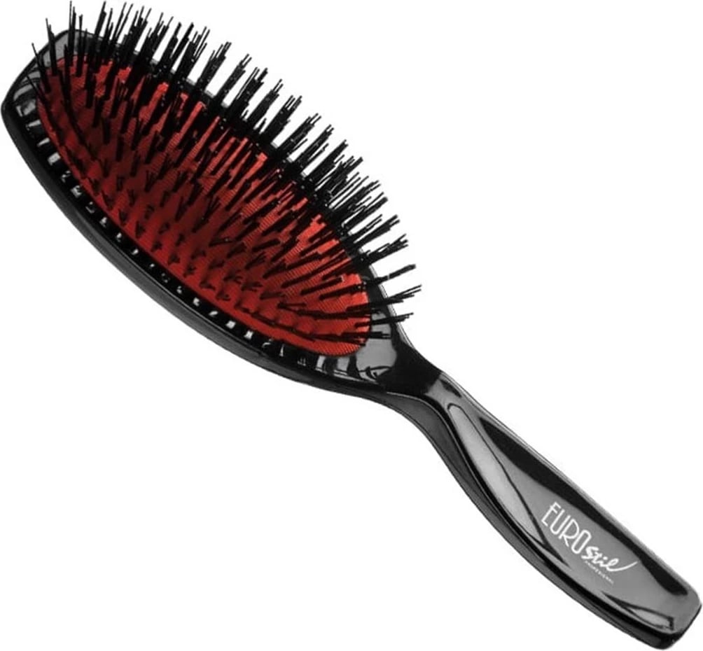 Furçë për flokë Eurostil Fuelle Nylon Cepillo Goma Grande, ngjyra të ndryshme, 1 copë