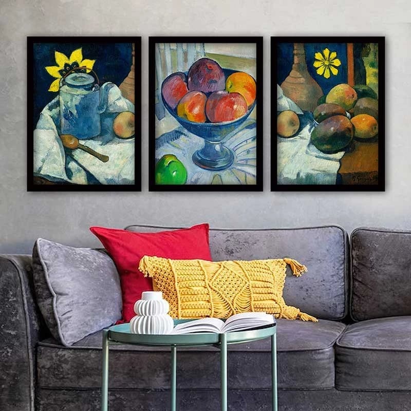 Pikturë dekorative me kornizë (3 copë), Wallity, 3SC_UN1233904 _3545