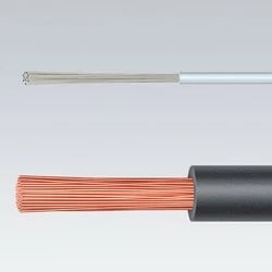 Mjet zhveshës kabllosh Knipex KP-1262180, automatik, me prerës, zi/kuqe