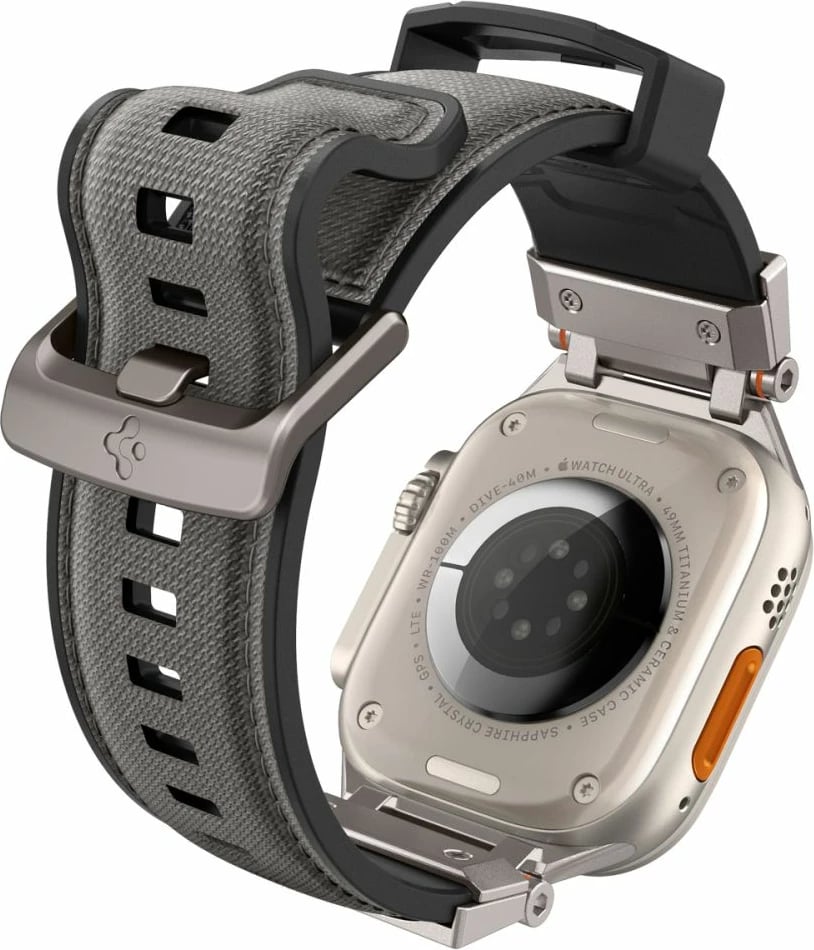 Rrip për Apple Watch Spigen DuraPro Armor, 44/45/46/49 mm, Gri