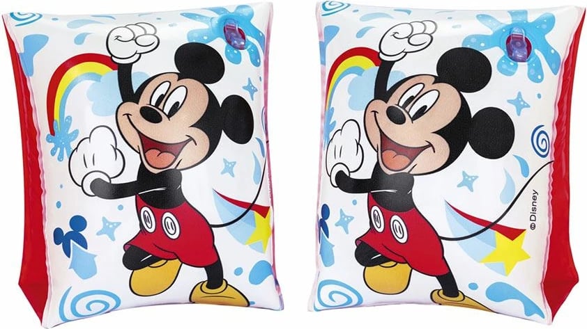 mangë noti të fryshme, Bestway Mickey & Friends, 23x15 cm, për fëmijë 3-6 vjeç, multikolor, set 2 copë