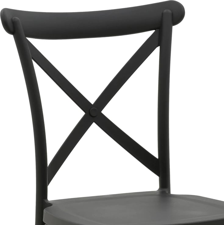 Karrige Crossie pp, ngjyrë gri e errët, 38x46.5x82cm