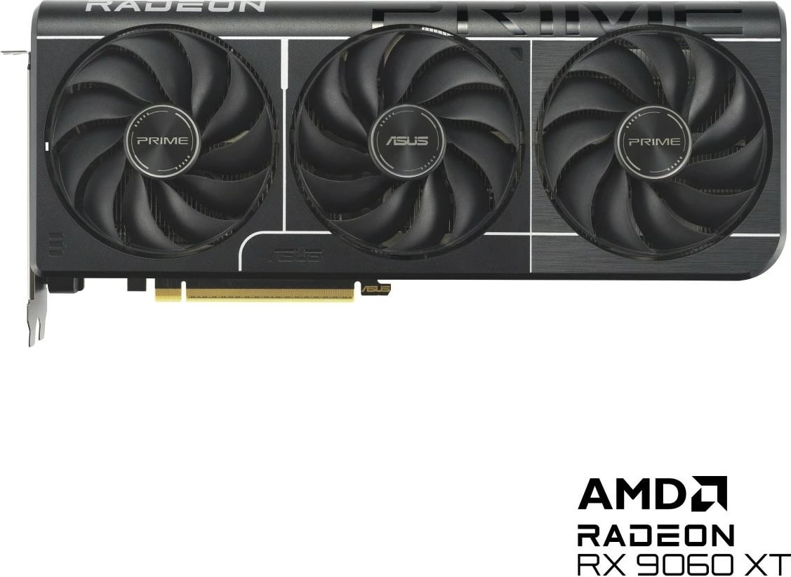 Kartelë grafike Asus Radeon RX 9060 XT Prime OC 16GB GDDR6, PCIe 5.0, 3 fllanza