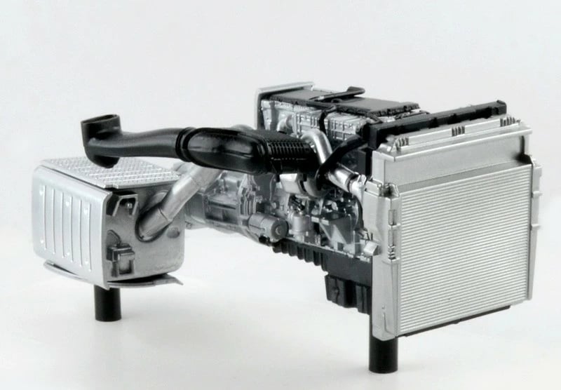 Model kamioni Italeri Mercedes Benz Actros MP4 Gigaspace, 1:24, plastik