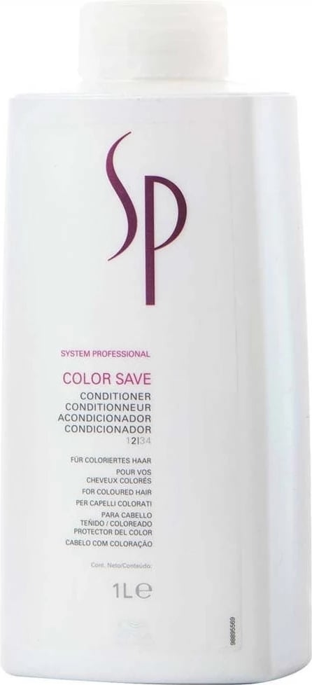 Kondicioner për flokë të ngjyrosur Wella Professionals SP Color Save për femra, 1000ml