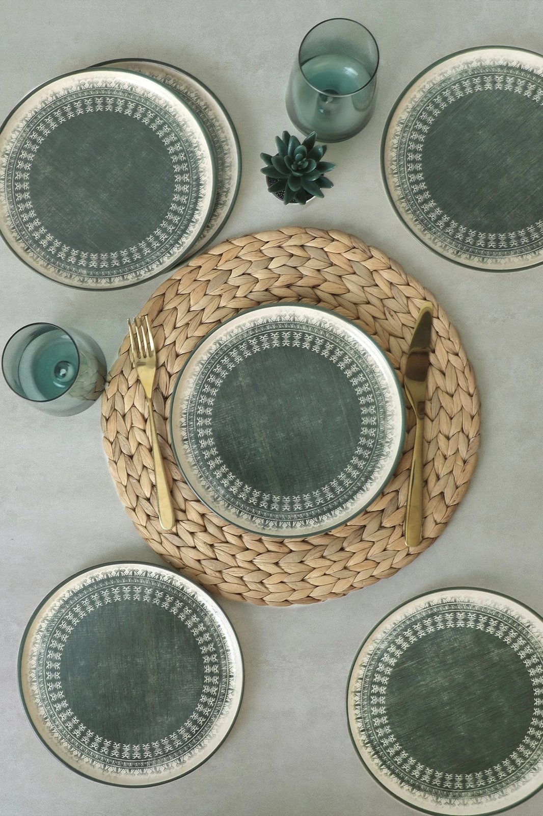 Set për shërbim torte (6 copë), Hermia Concept, krem, X0001531400000000000000000