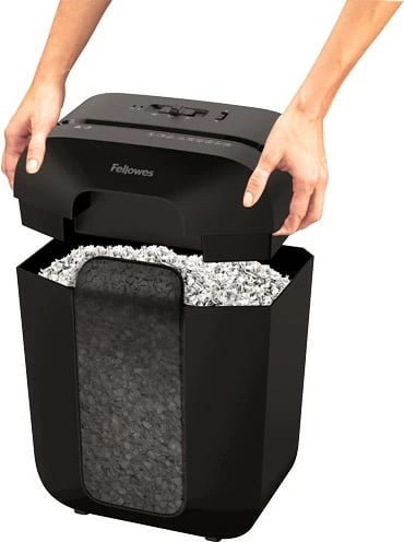 Shredder Fellowes Powershred LX41, 17 L, 8 fletë, e zezë