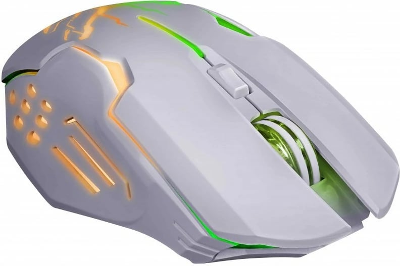 Maus gaming pa tela, Defender Katana GM-511 1200–3200 DPI, 5 butona, RGB, 10 m, i bardhë