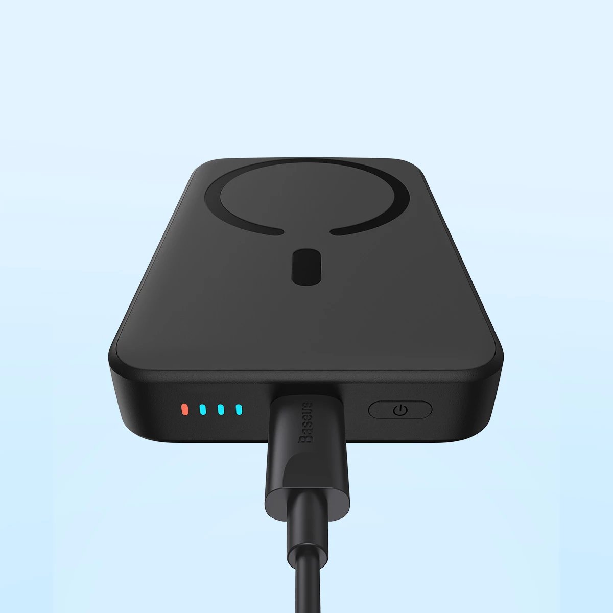 Powerbank Baseus Magnetic Mini 10000mAh me MagSafe 15W, PD/QC 20W, me kabllo USB-C 0.5m, E zezë