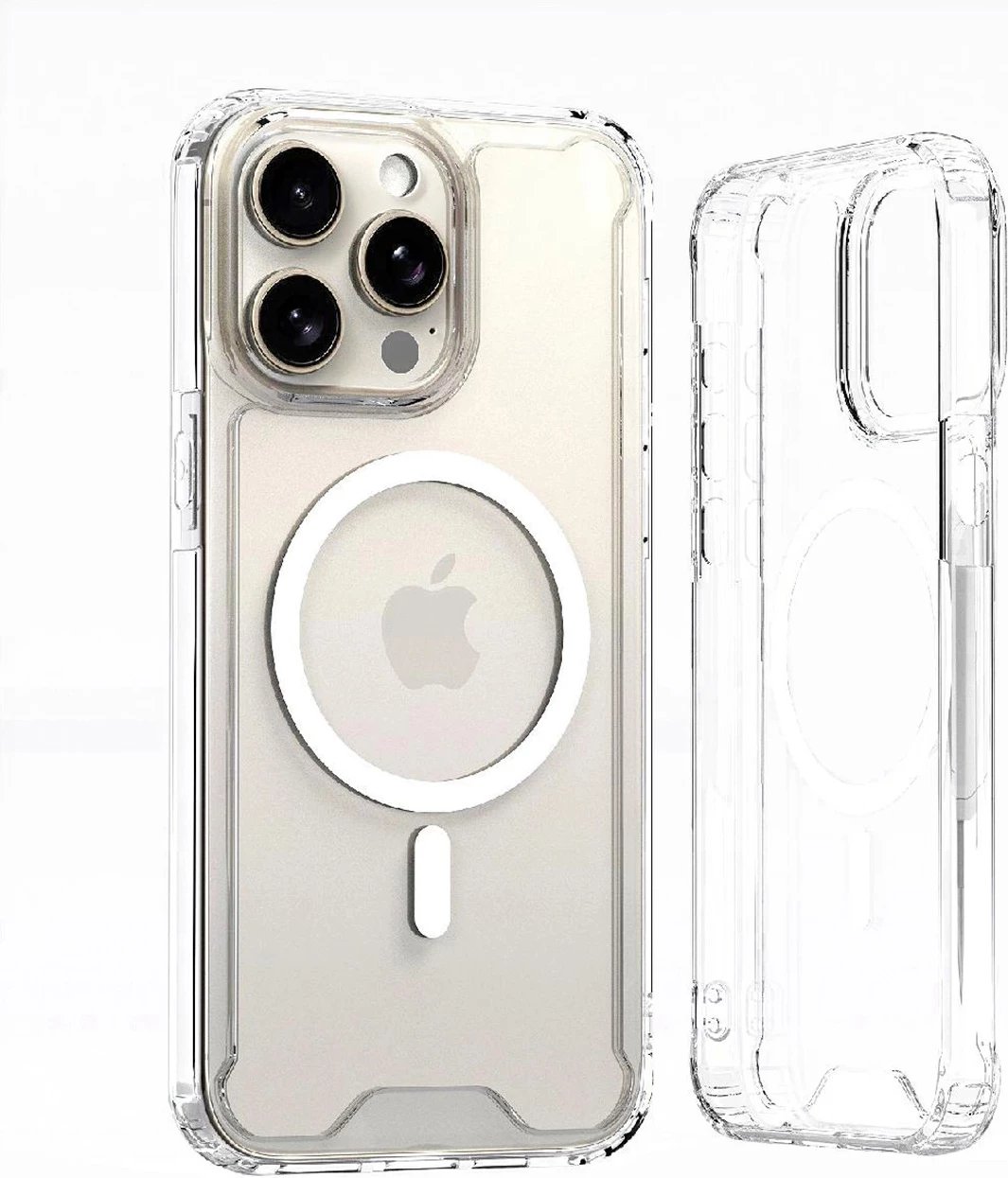 Mbështjellës Wozinsky Clear Corner Case MagSafe për Samsung Galaxy S25, Transparent