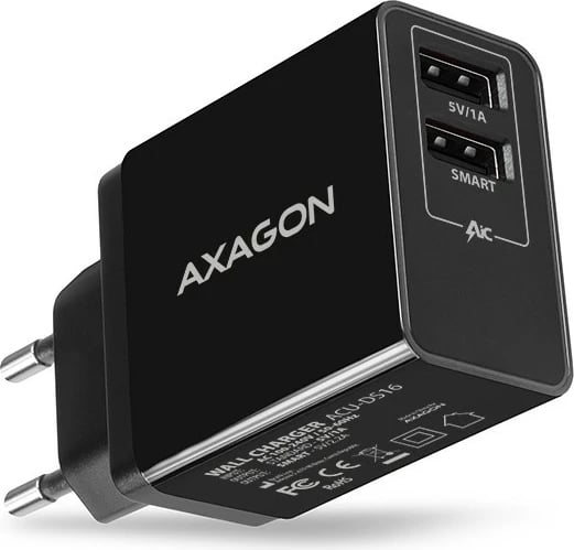 Karikues muri AXAGON ACU-DS16, 16W, 2x USB-A, i zi