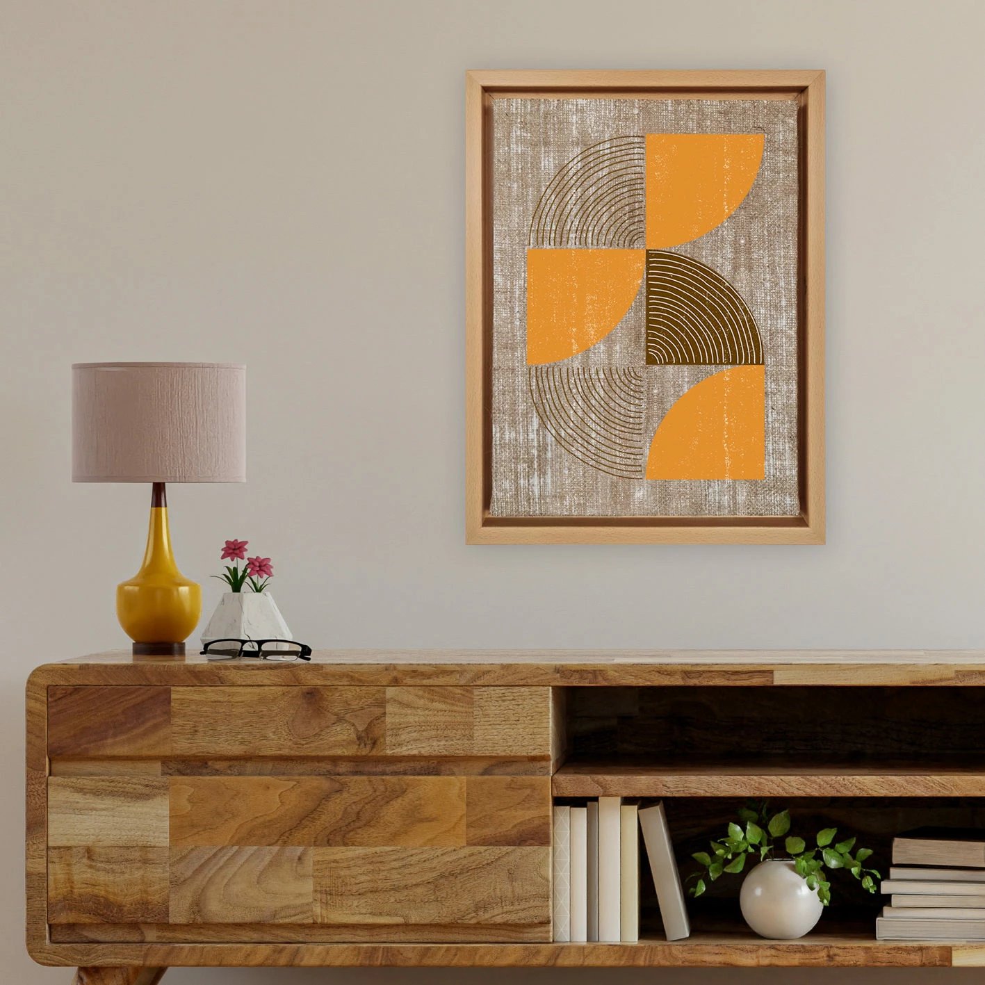 Pikturë dekorative në kanavacë, shumëngjyrëshe, Wallity, LNJ521801623601 - 66x96cm