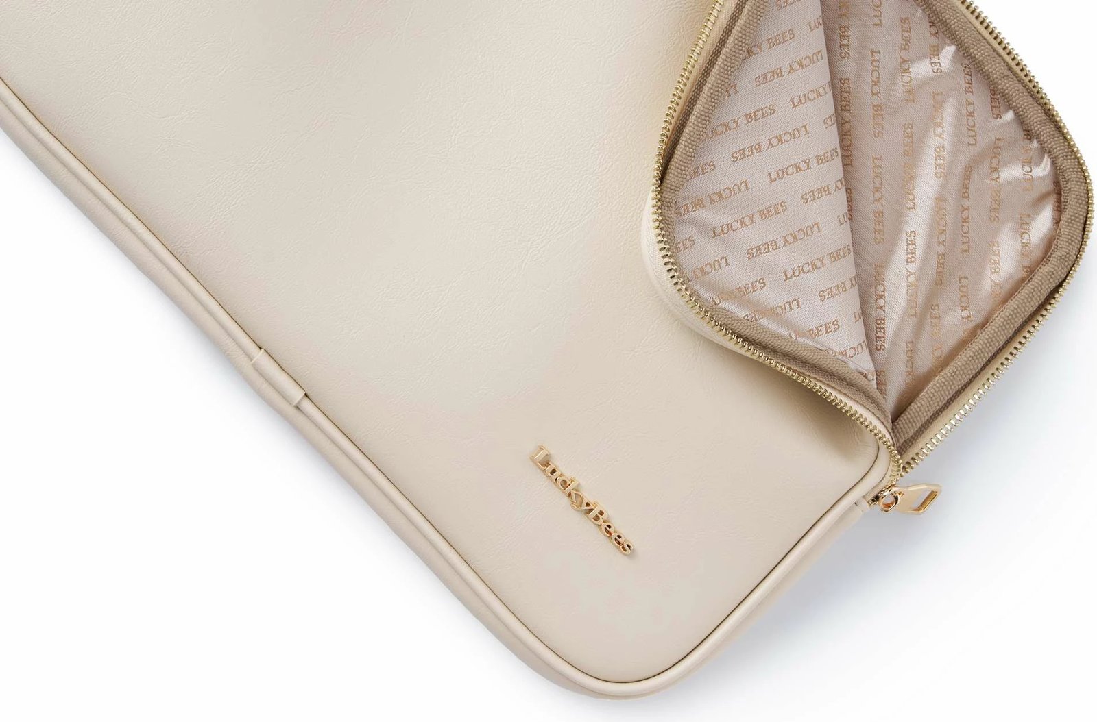 Çantë laptopi Lucky Bees, Harper, krem Çantë laptopi Lucky Bees, Harper, krem