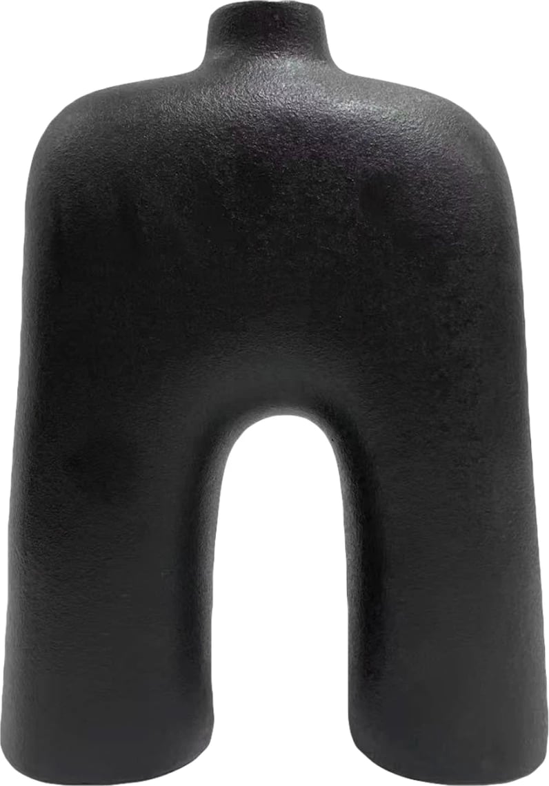 Dekor tavoline prej qeramike, seri ISIL, FH4599.02, ngjyrë e zezë matte, 21x6.7x29.2H cm Dekor tavoline prej qeramike, seri ISIL, FH4599.02, ngjyrë e zezë matte, 21x6.7x29.2H cm