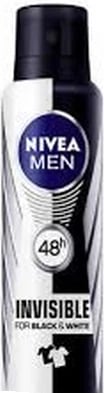 Deodorant për meshkuj NIVEA Men Invisible For Black And White Power Spray 200ml
