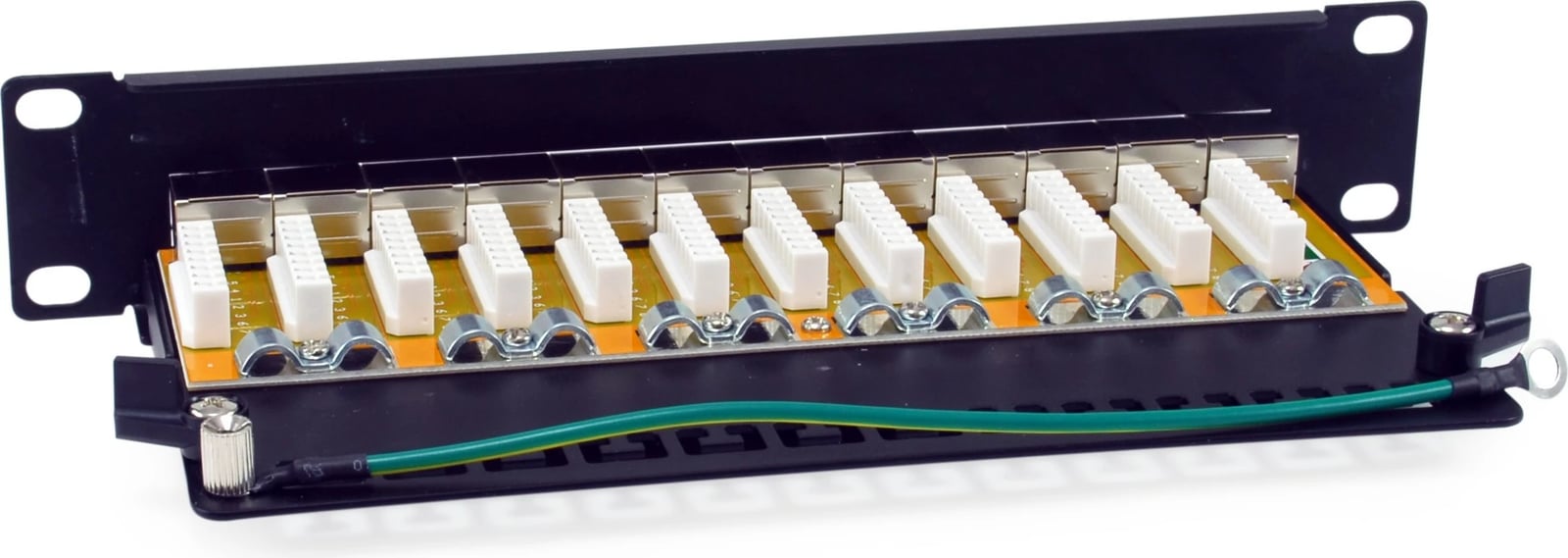 Panel rrjeti Equip 326623, 12 porta RJ-45, Cat6a, 10GBase-T, 1U, zi