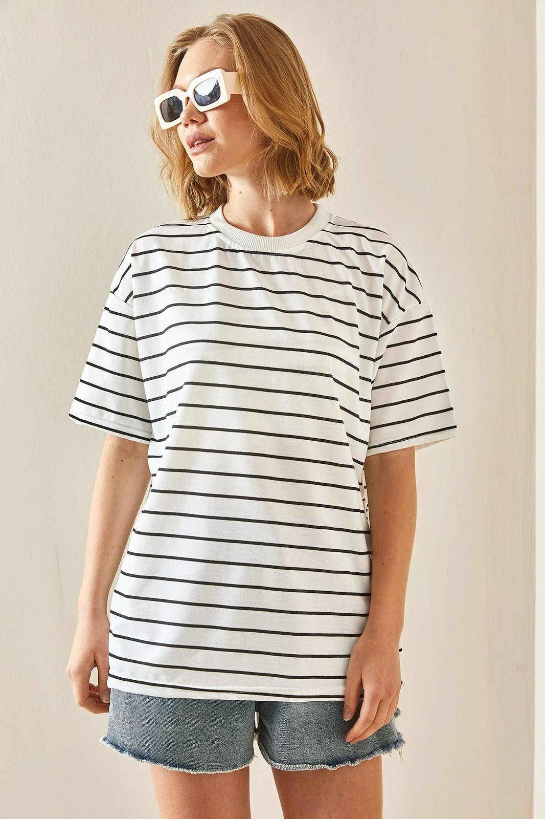 Bluzë e bardhë për femra Jumeon, 3YXK1-47088