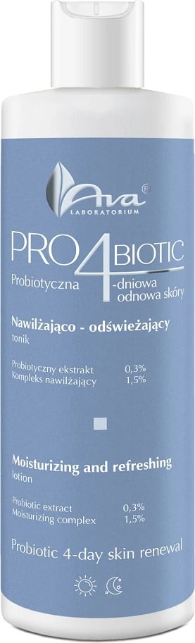 Tonik hidratues dhe freskues për femra Ava Laboratorium Pro4Biotic, 200ml