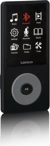 MP3/MP4 player Lenco Xemio-860BK, 256GB, Bluetooth, i zi/gri