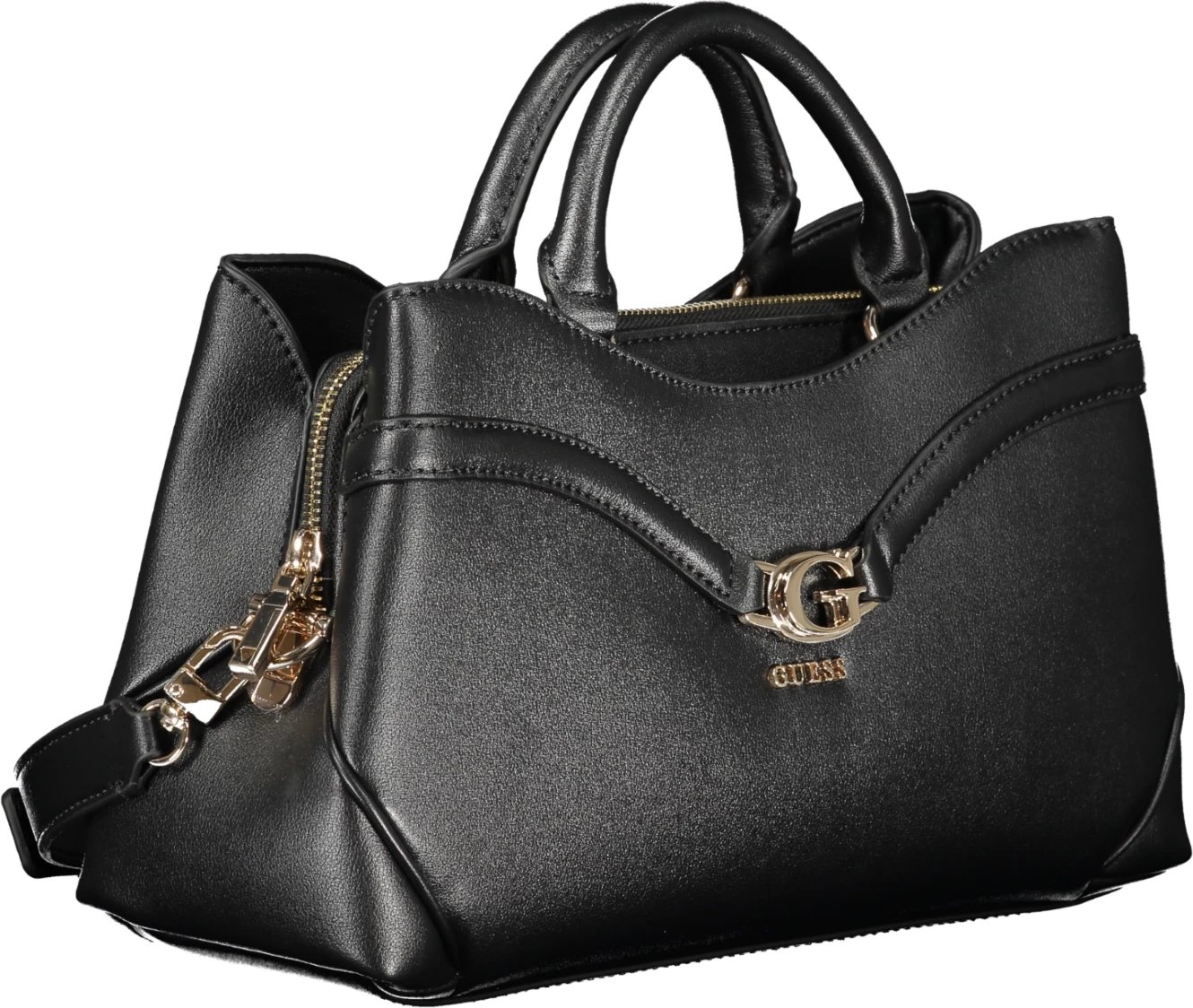 Çantë GUESS JEANS DEA për femra, e zezë