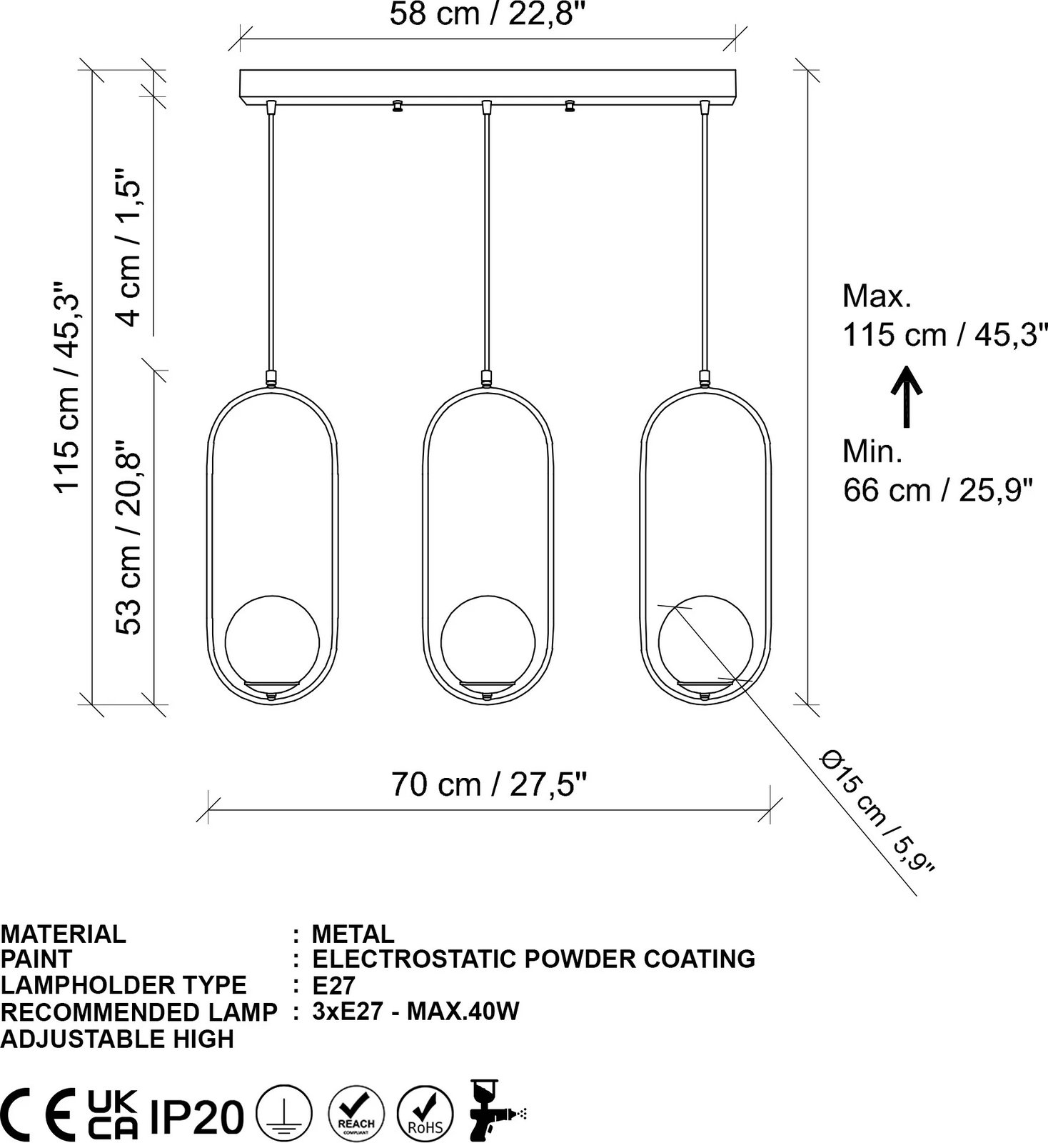 Llambë tavani Opviq, ngjyrë ari, Mudonı - Mr-936-1