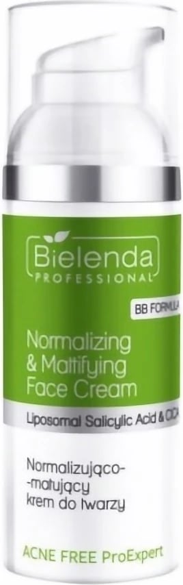 Krem fytyre matifikues për femra Bielenda Professional Acne Free ProExpert Normalizing Mattifying, 50ml